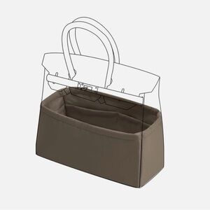 Luxury Silk Purse Organizer for Birkin 25 - Silky Smooth Handbag Insert